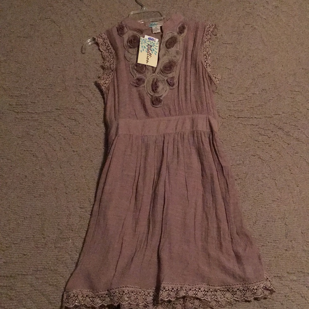 Rebellion taupe dress